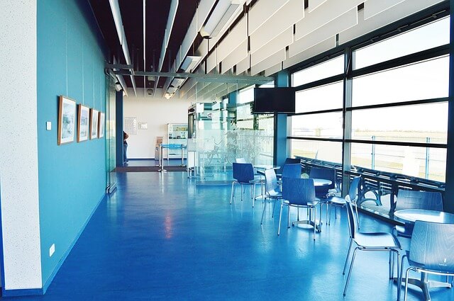 Waiting room accompanying you to foreigner's office